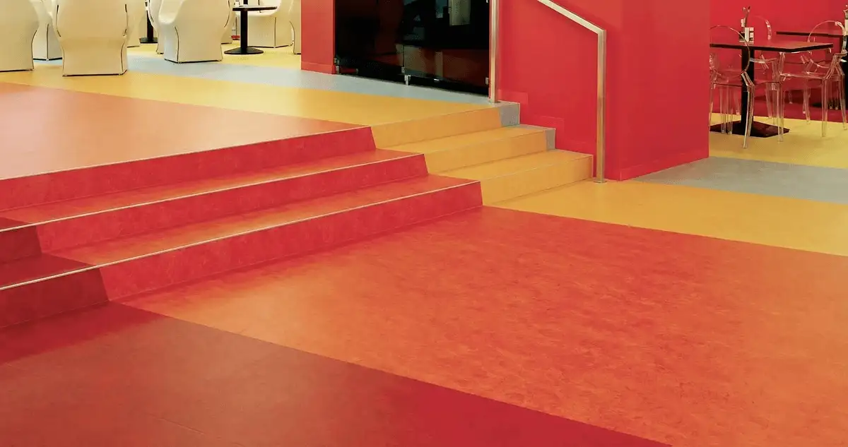Snack bar with beautiful professionally installed linoleum flooring in Boca Raton, FL