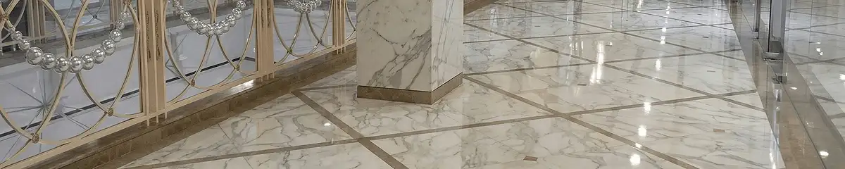 Beautiful marble floor professionally installed in Boca Raton, FL